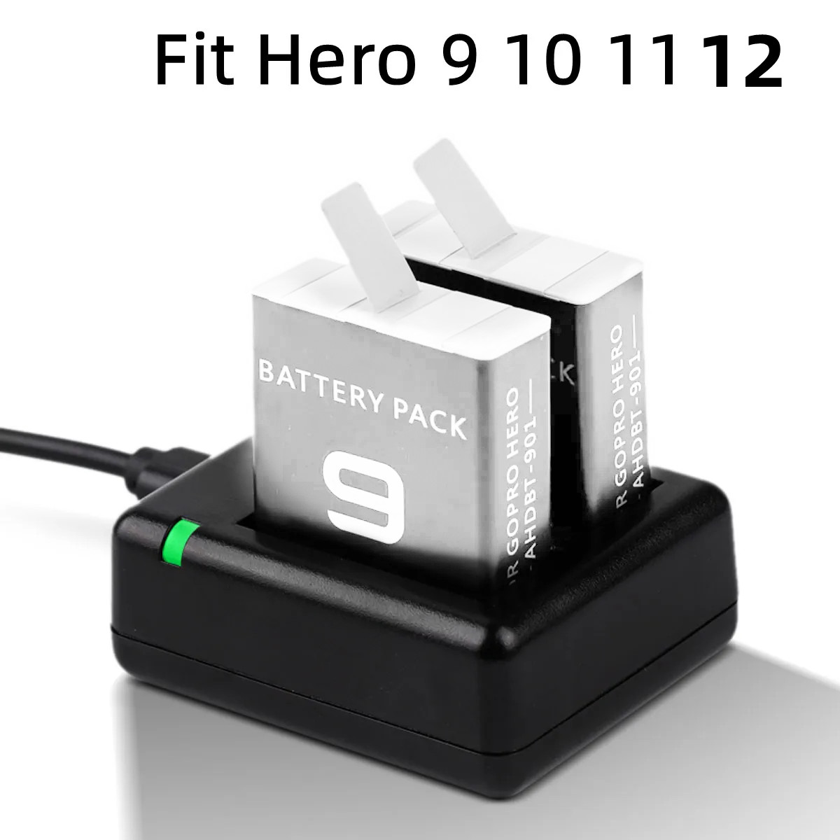 Gopro Action Camera Hero 12 Black - Go Pro 12 pengisi daya baterai