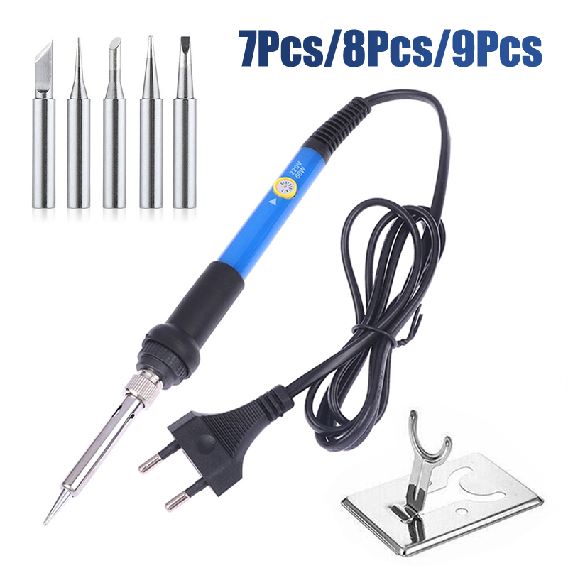 Kit Solder Listrik 220V 60W de - Electronics Repair Kit With Soldering Iron ulasan dan harga