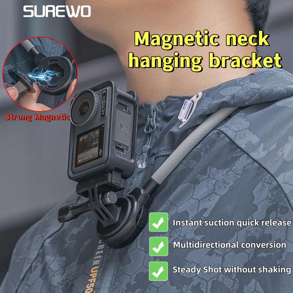 SUREWO braket Selfie dengan du - Gopro Action Camera Hero 12 Black ulasan dan harga