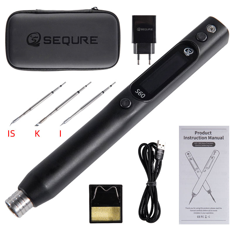 Kit Solder Nano SEQURE S60 Por - Electronics Repair Kit With Soldering Iron ulasan dan harga